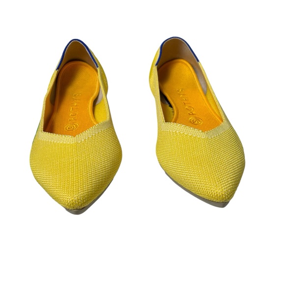 Rothy’s Sunshine Yellow Pointed Flats - Picture 2 of 7